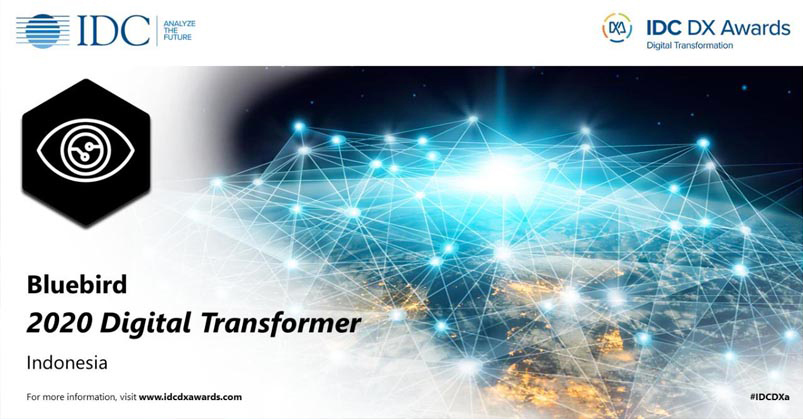 Bluebird Raih Penghargaan “Digital Transformer” pada IDC Digital Transformation Awards 2020