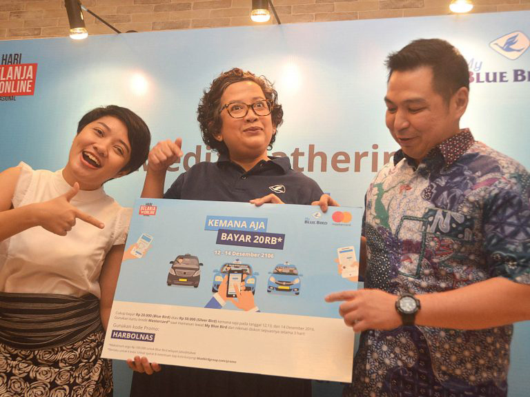 Dukung Harbolnas 2016, Blue Bird dan Mastercard Luncurkan Program ‘Kemana Aja, 20 Ribu’